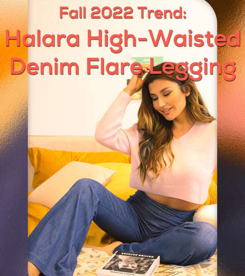 Fall 2022 Trend: Halara High-Waisted Denim Flare Legging