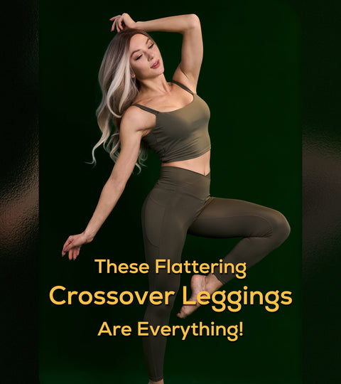 These Flattering Crossover Leggings Are Everything