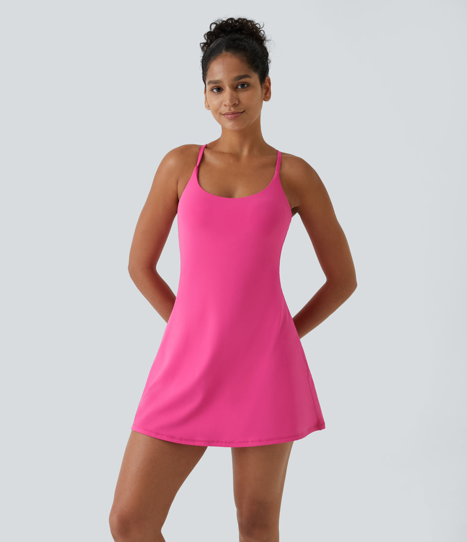 Softlyzero™ Plush Backless Active Dress-Easy Peezy Edition-UPF50+