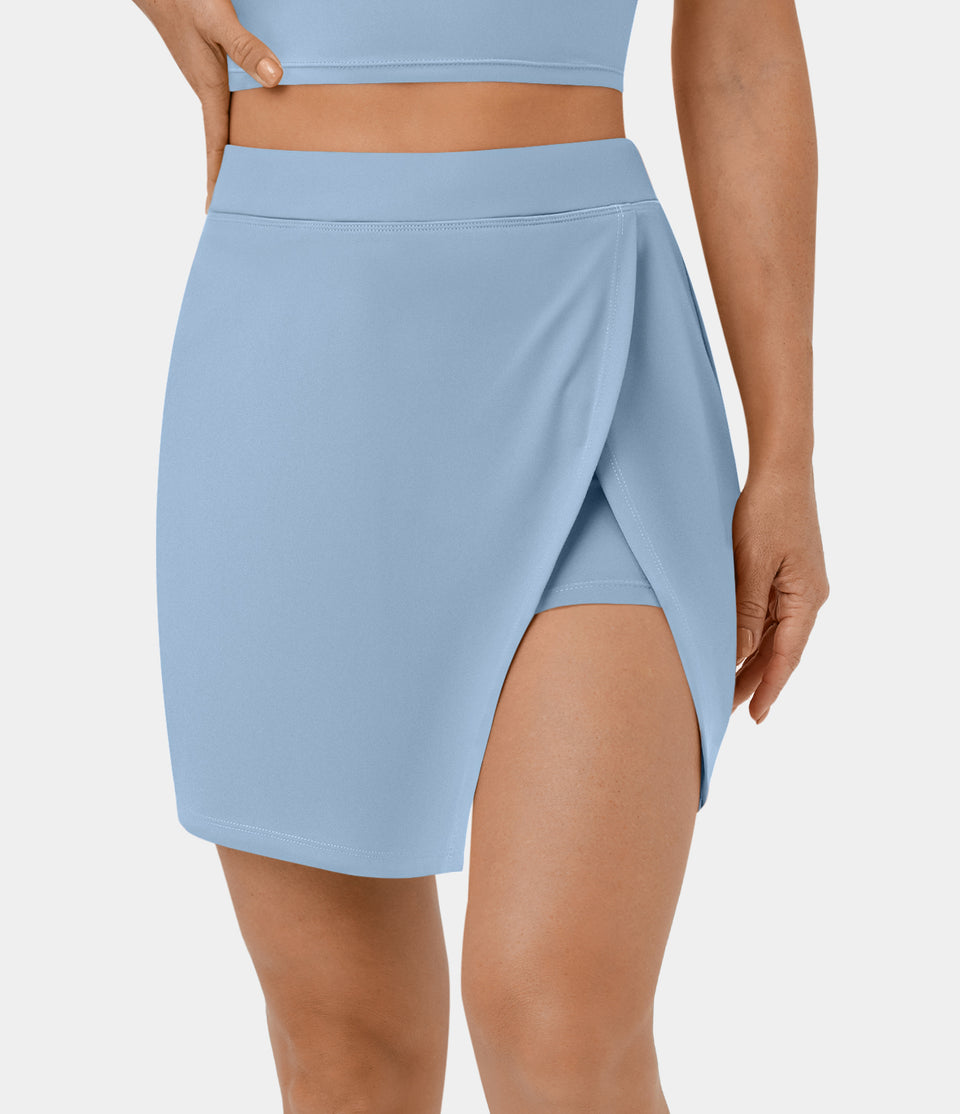 Softlyzero™ Airy Side Cut 2-in-1 Side Pocket Cool Touch Tennis Skirt-Purity-UPF50+