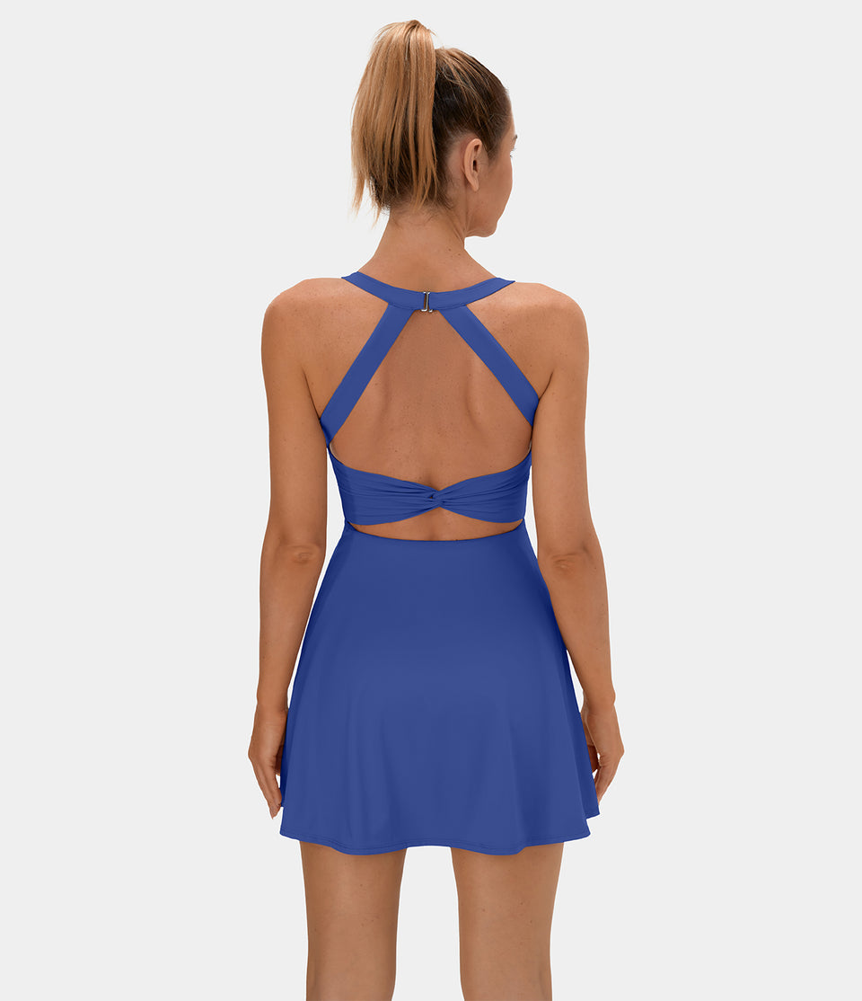 Backless Twisted Active Dress