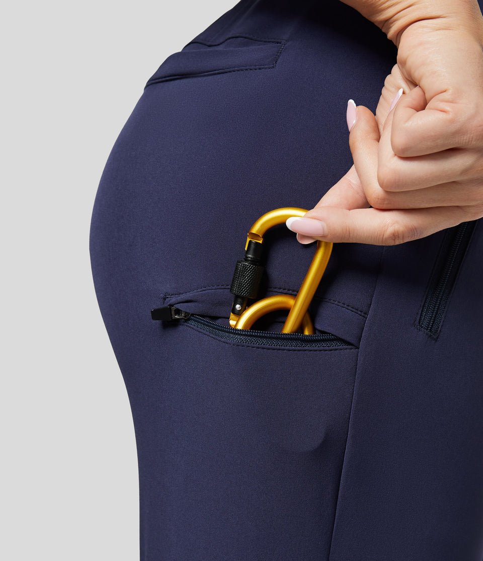 Breezeful™ High Waisted Side Zipper Pocket Quick Dry Hiking Joggers