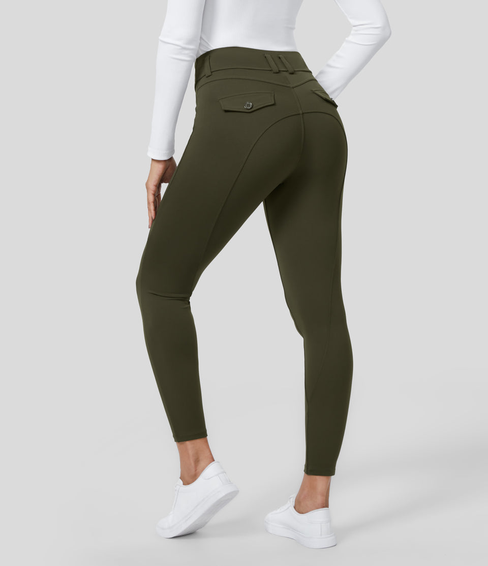 Softlyzero™ Eco High Waisted Side Pocket Yoga 7/8 Leggings