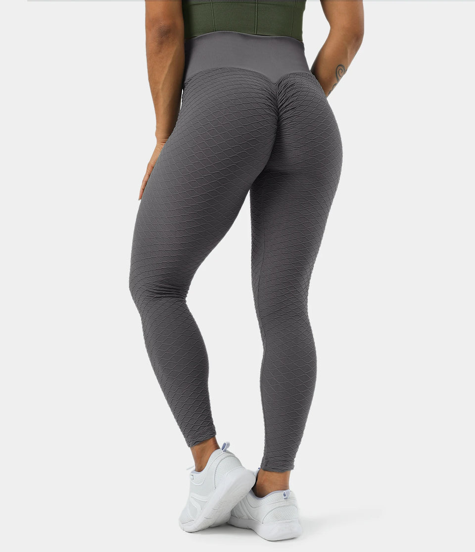 Seamless Flow Mid Rise Crossover Leggings