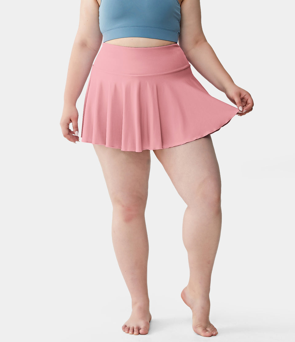 Everyday Softlyzero™ Airy 2-in-1 Tennis Cool Touch Plus Size Skirt-Marvelous-UPF50+