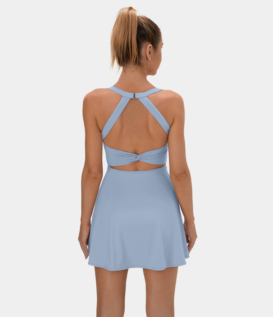 Backless Twisted Active Dress