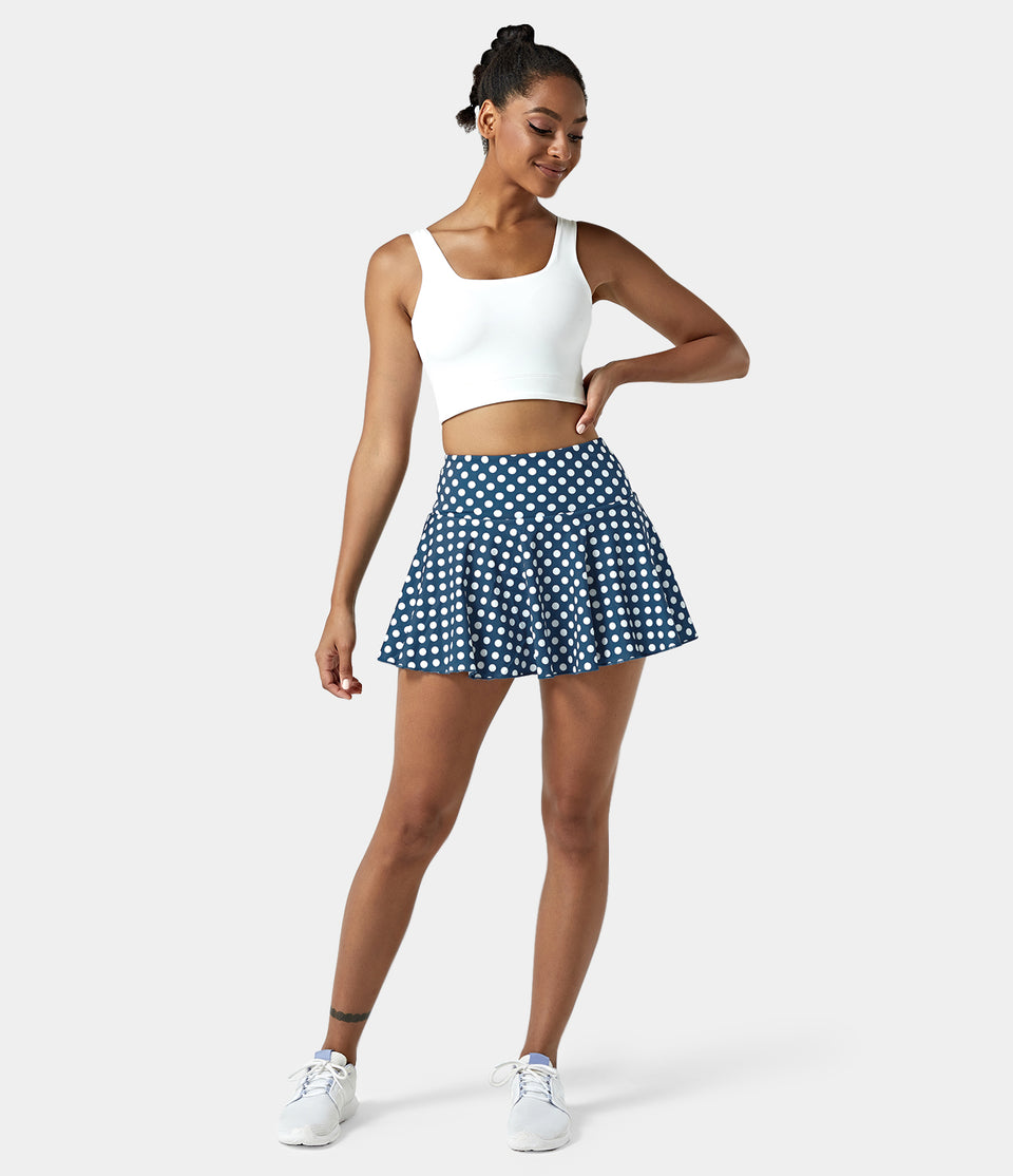 Everyday High Waisted Pocket 2-in-1 Activity Skirt-Marvelous