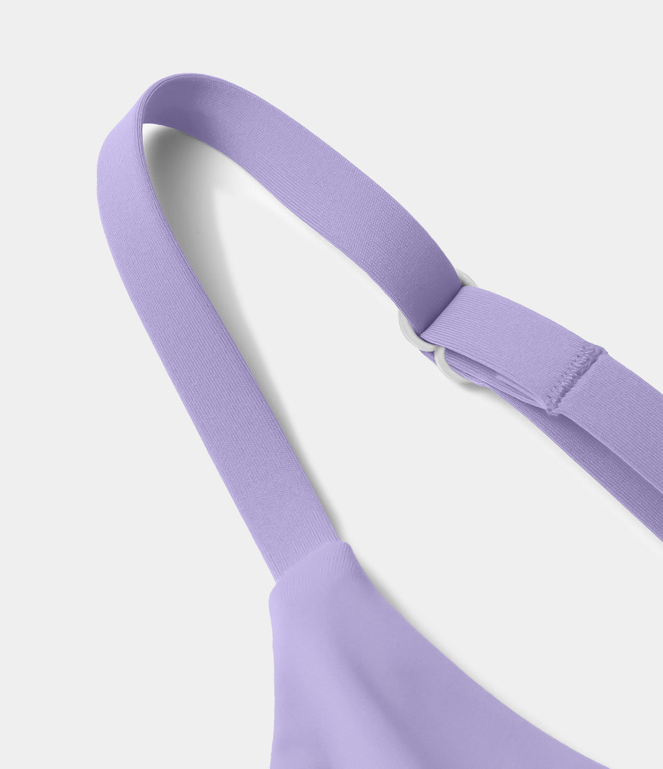 Softlyzero™ Plush Adjustable Straps Backless Crisscross 2-in-1 Pocket Flare Slip Yoga Active Dress-UPF50+